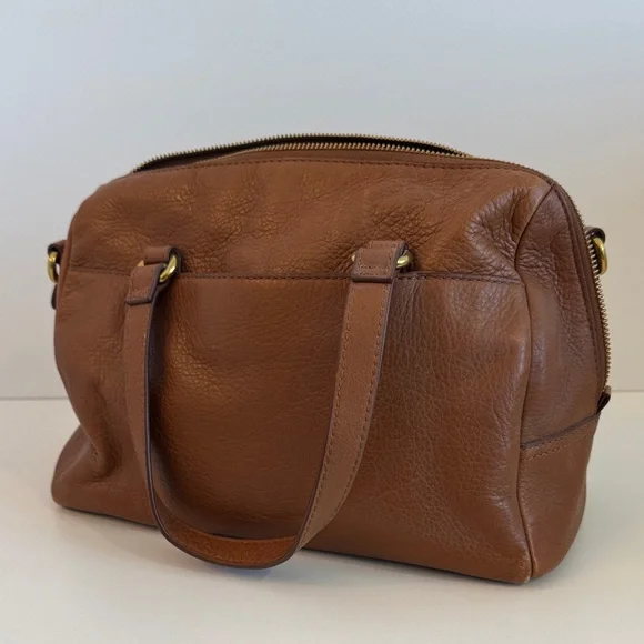 Fossil Leather Satchel - Picture 2 of 14